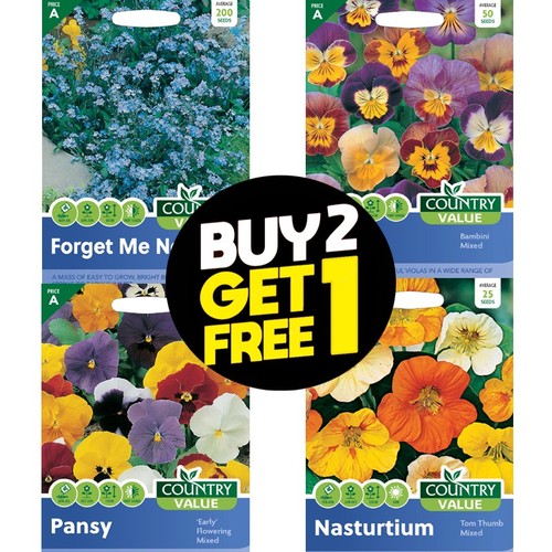 Flower seeds pansy poppy - seeds,