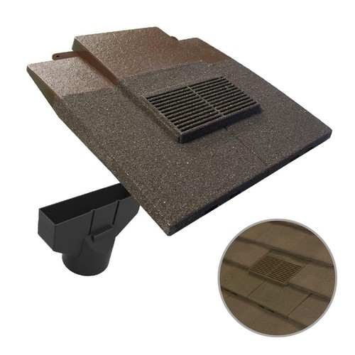 Granulated antique brown plain - antique,