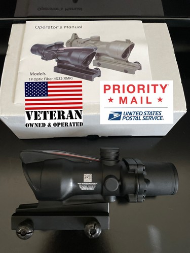 4x32 fiber optic scope - fiber, chevron