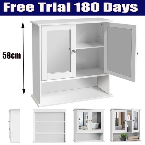 Double door mirrored - door, bathroom