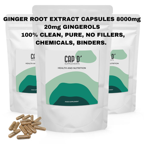 Ginger root extract - root, capsules