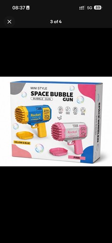 Automatic bubble gun toy - gun,