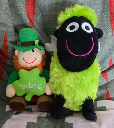 Two irish themed - plush, toys