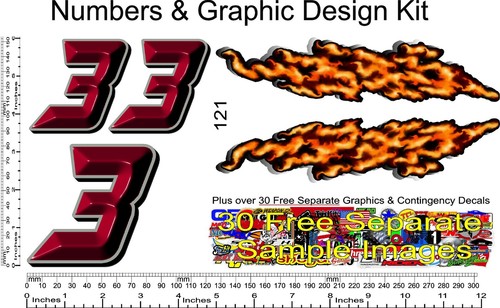 Vinyl decal 10th scale - r/c,