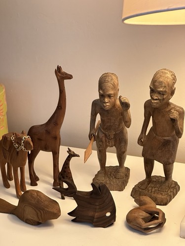 Vintage african wood - african,