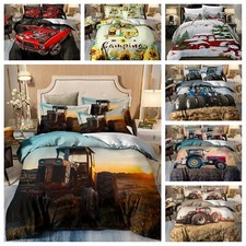 Car tractor duvet cover - car,