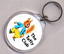 The tufty club round keyring - tufty,