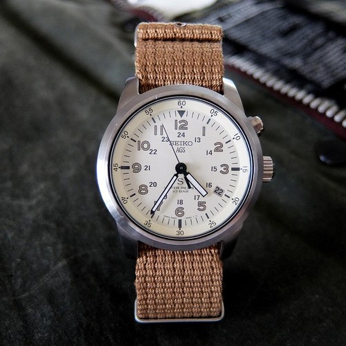 Seiko sus ags military dial - sus,