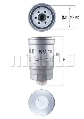 Fuel filter spin - spin-on,