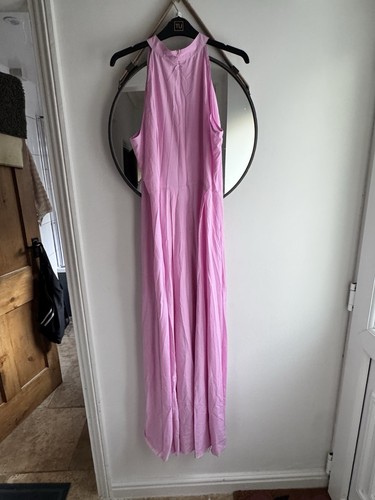 Unbranded pink halterneck maxi - pink,
