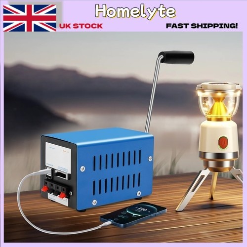 Portable hand crank generator - hand,