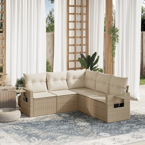 Garden sofa set - beige, and