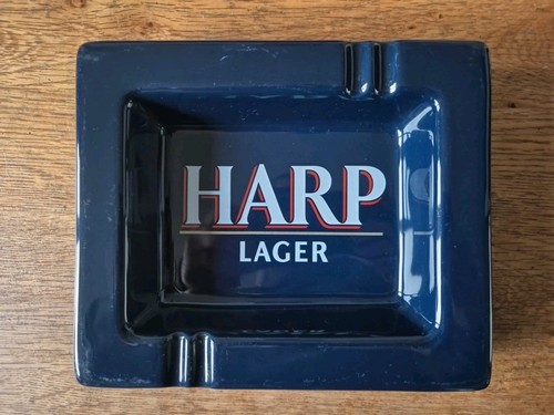 Vintage ceramic harp - ceramic, cigarette
