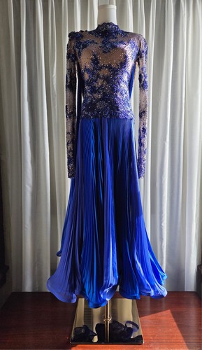 Royal blue swarovsi - royal, crystal