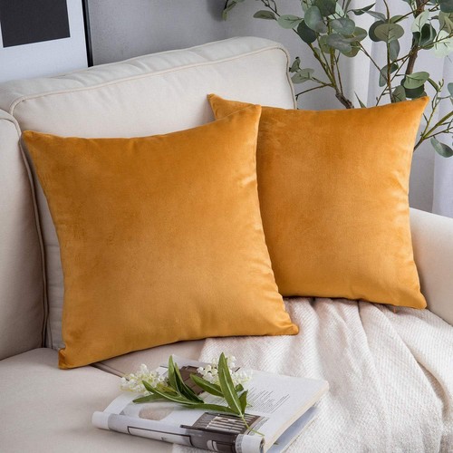 Plush velvet cushion cover - cushion,