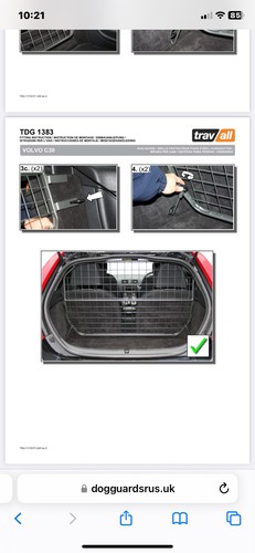 Travall dog guard volvo c30 - ,