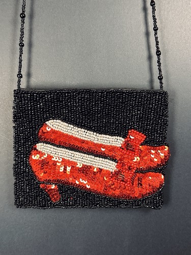 Black beaded crossbody - black,