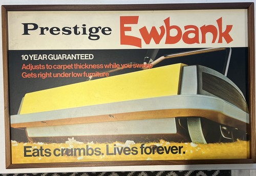 Vintage framed 1969 ewbank - 1969, 'ewbank'