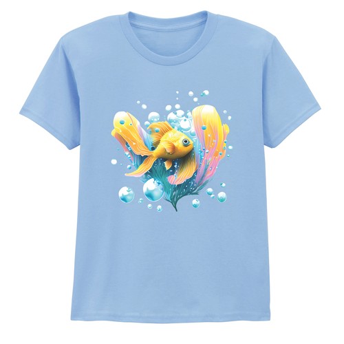 Cute fancy goldfish kids - fancy,