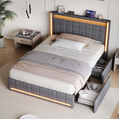 4ft6 double bed - double,