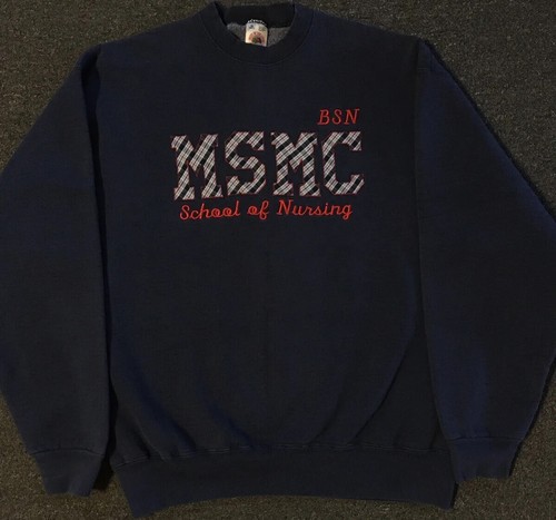 Vtg 90s msmc school nursing - msmc,