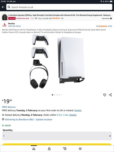 Nexigo wall mount set - nexigo,