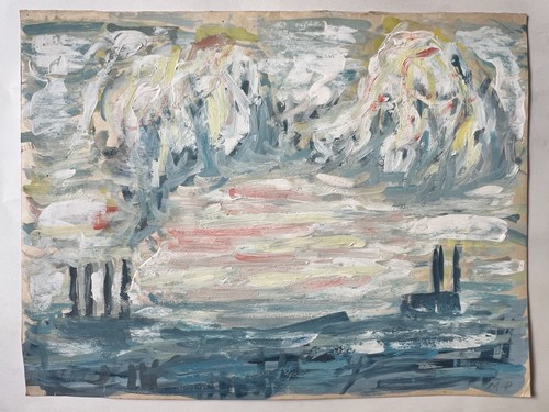 Mary potter oil painting - oil, on