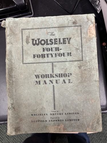 Wolseley four fourtyfour - four,