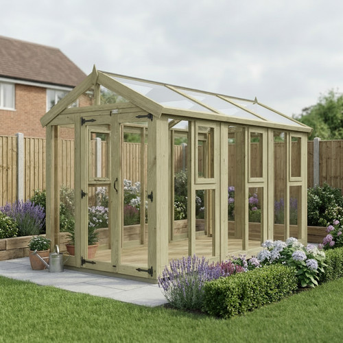 6x12 glass greenhouse toughen - glass,