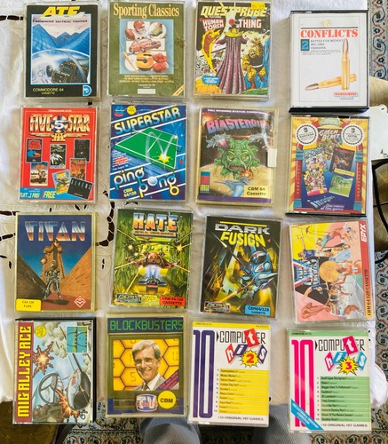 Various commodore games - 64,