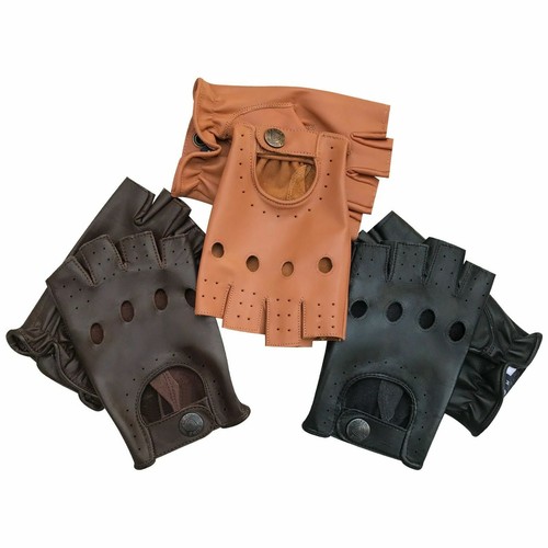 Pss leather gloves fingerless - pss,