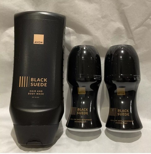 Avon black suede hair - hair, body
