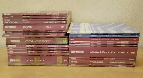 Honda workshop manuals - honda,
