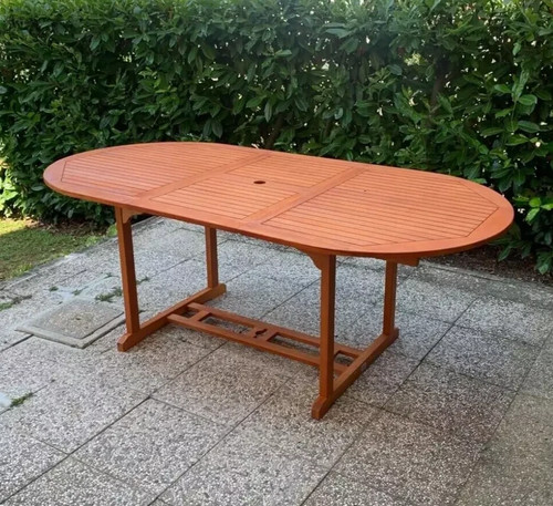 Large garden dining table - garden,