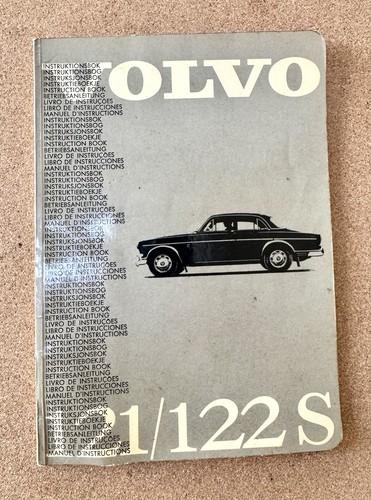 Volvo 121 122s owners manual - 121/122s,