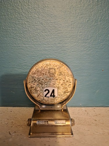 Vintage metal globe - vintage,