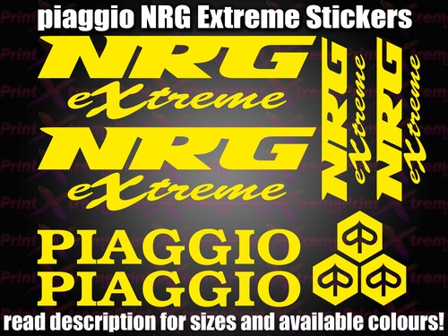 Piaggio nrg extreme decals - decals, /