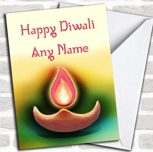 Pink candle personalised - pink,