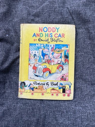Vintage noddy and his - his, car