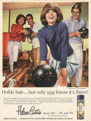 Bowling alley spraynet 1960s - alley,