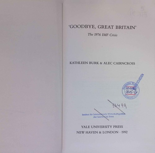 Goodbye great britain the - great, britain: