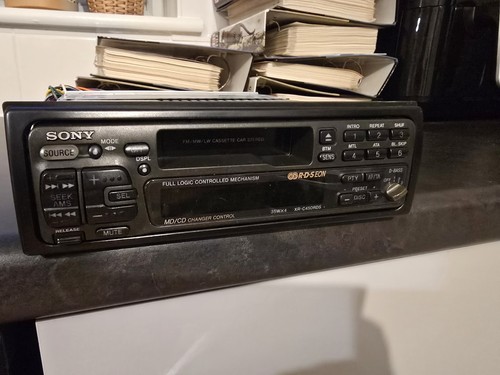 Retro sony car stereo radio - sony,