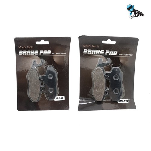 Front rear brake pads for - &,