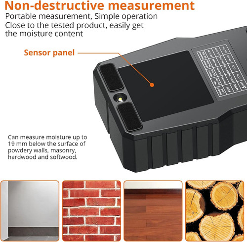 Pinless moisture meter - moisture,