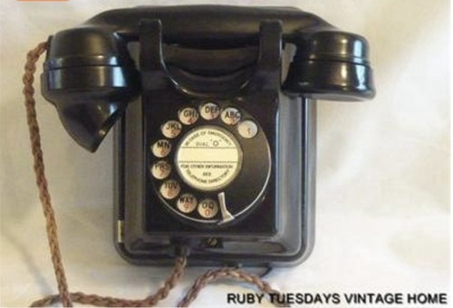 Vintage bakelite wall - bakelite, mounted