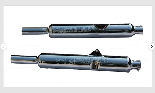 Bsa twin rh exhaust - lh, &