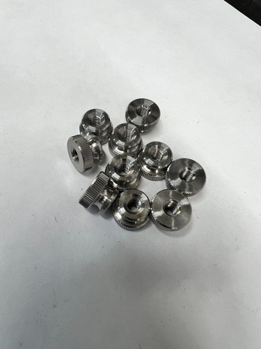 Knurled thumb nut stainless - knurled,