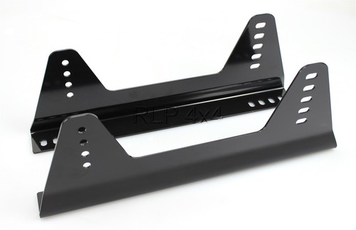 Black bucket seat side mounts - black,