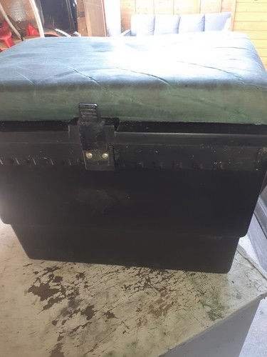 Fishing seat box with - seat,