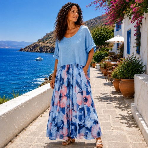 Italian lagenlook piece - 2,